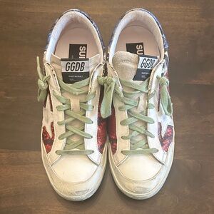 GGDB Sneakers with Green Laces
